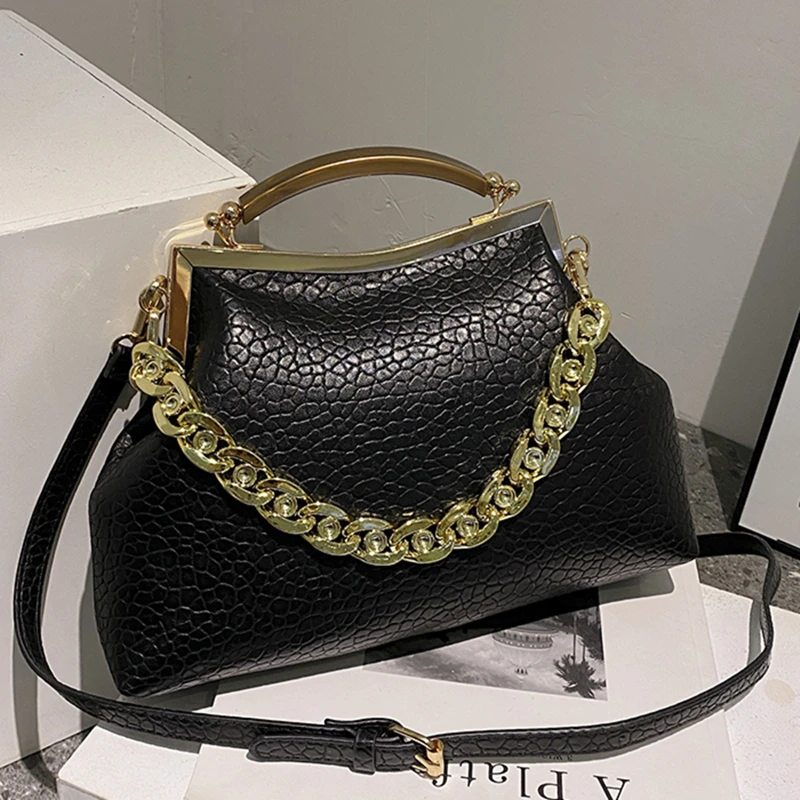 Женский вечерний клатч из искусственной кожи