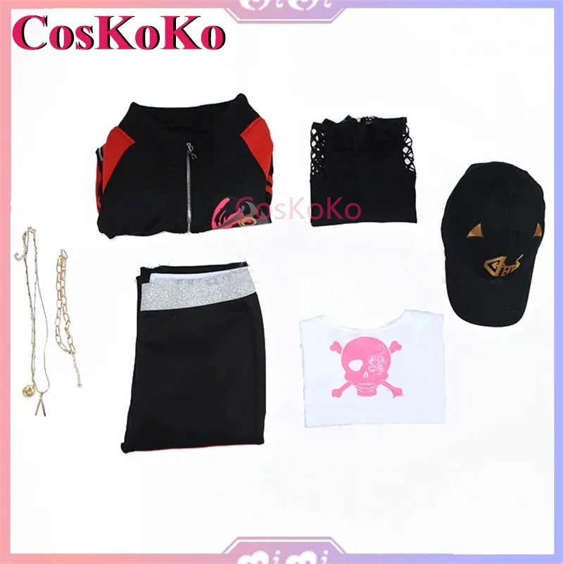 CosKoKo Mori Calliope Косплей Аниме VTuber Hololive Костюм Calli Sweet Lovely Новая Униформа Хэллоуин