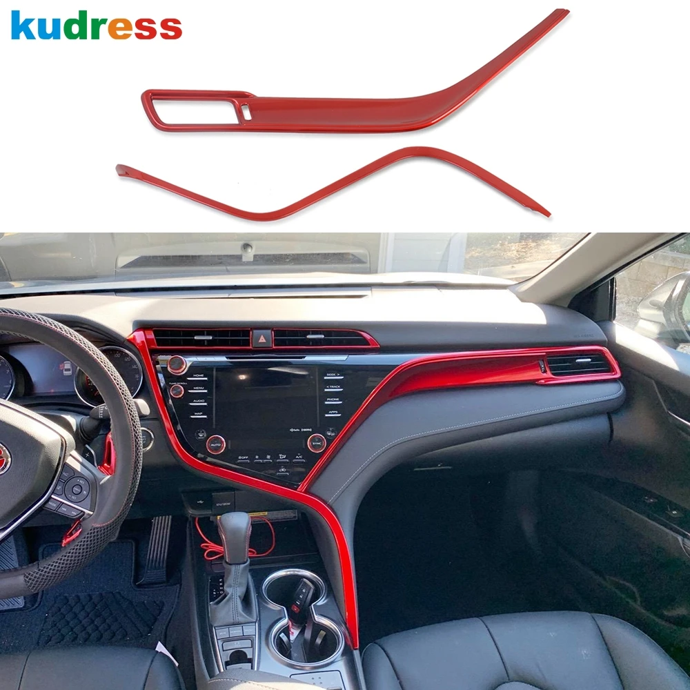 Крышка центральной консоли из углеродного волокна для Toyota Camry 70 2018 2019 2020 2021 2022