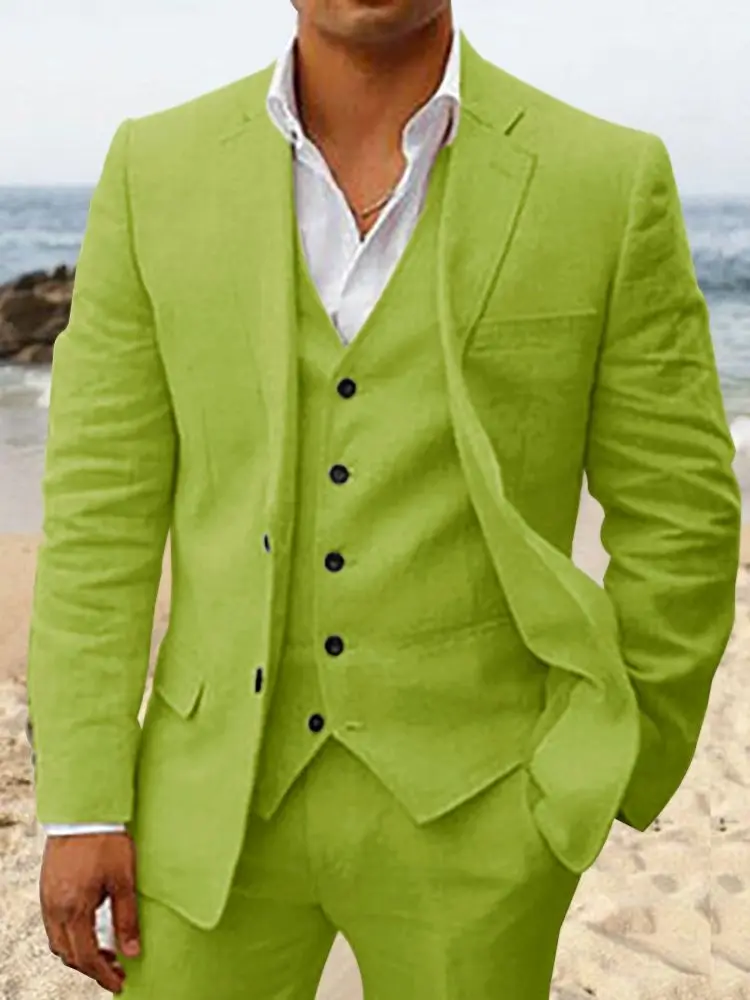 Men Suit Light Green - Suit Light 