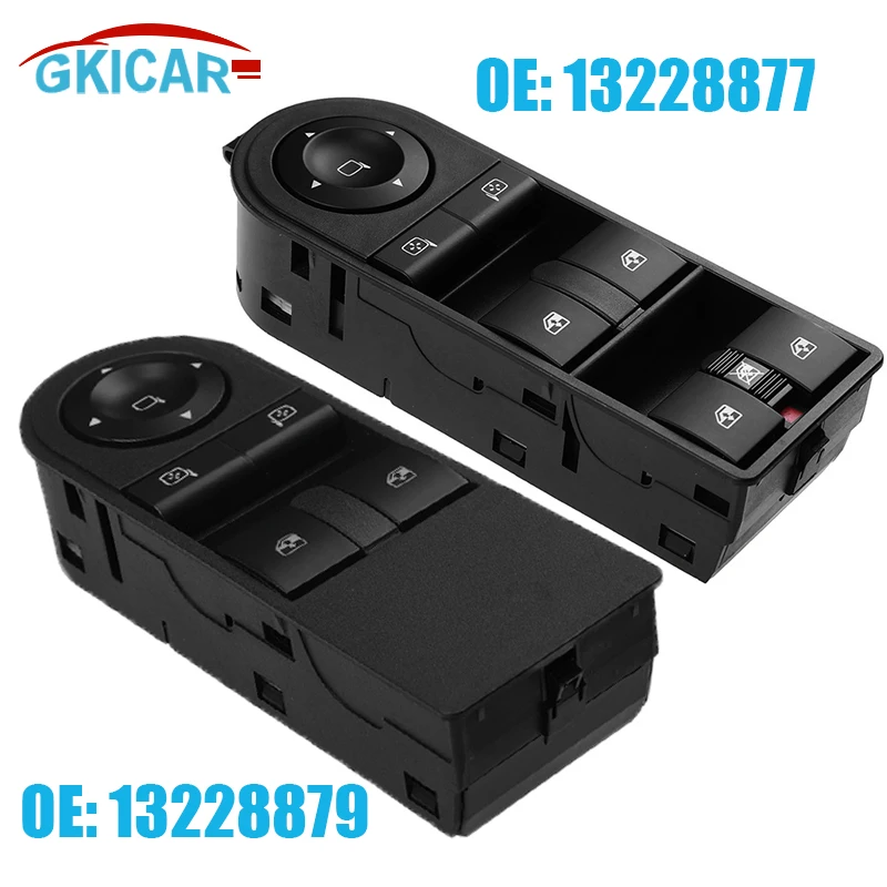 13228877 13228879 Электрический переключатель окон 13215153 13215152 для 2004- 2015 Vauxhall Opel Astra H Zafira B