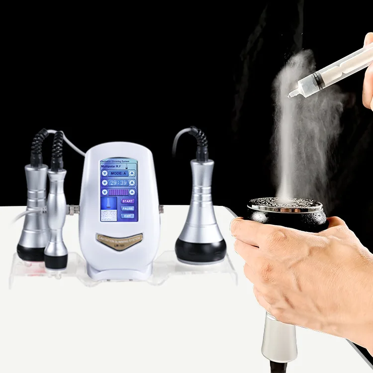 

3 IN 1 40KHZ Cavitating Ultrasonic Slimming Machine RF Weight Reducing Massager Anti Wrinkle Firming Skin Care Tool