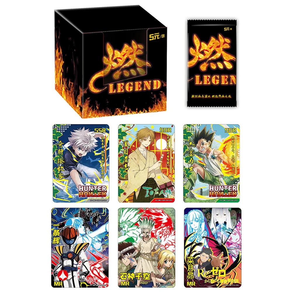 

Fire Legend Card Rare PTR Card Male God Anime Aitama ONE PUNCH-MAN ZR Signature Card Anime Collection Card Child Gifts