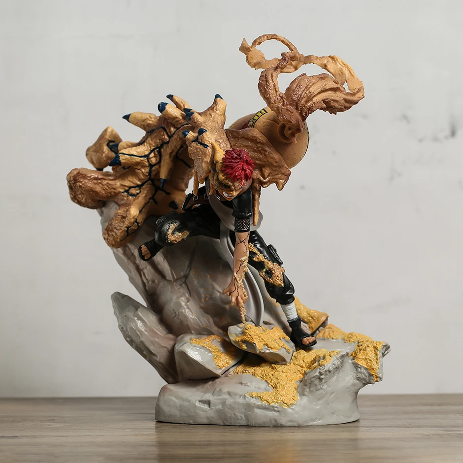 

Naruto Shippuden повязка на голову Sabaku no Gaara Form Ver. ПВХ Коллекционная модель статуя аниме фигурка игрушка