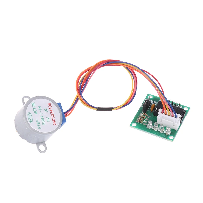 1Set 28BYJ-48-5V 4 Phase Stepper Motor+ Driver Board ULN2003 For Arduino 1 X Motor +1x