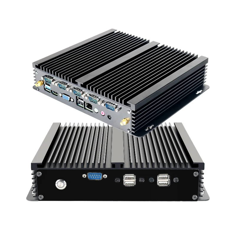 Самый дешевый мини-ПК 1LAN 2COM для Intel Celeron J1800 2 41 ГГц двухъядерный безвентиляторный
