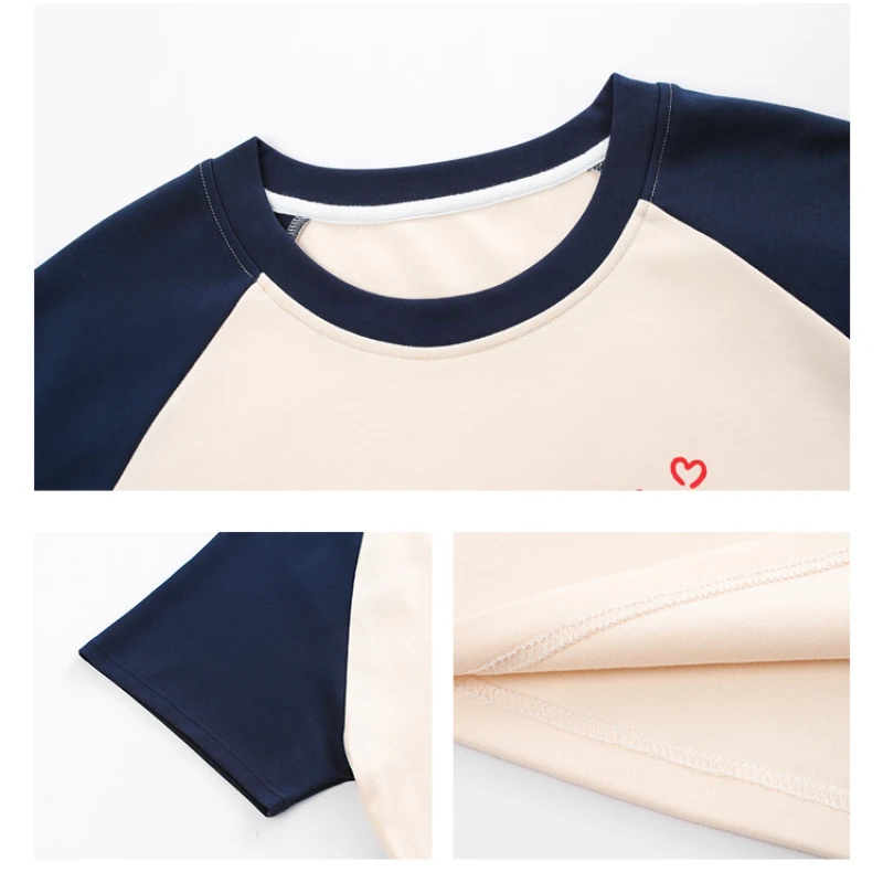 Summer New Pajamas for Women's White Bear Sweet and Cute Soft Short-sleeved Nightgowns Plus Size Sleepwear Breathable Loungewear