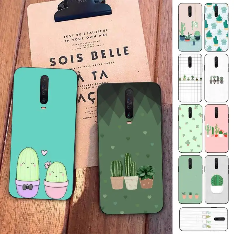 

Plant Cactus Phone Case for Redmi 5 6 7 8 9 A 5plus K20 4X S2 GO 6 K30 pro