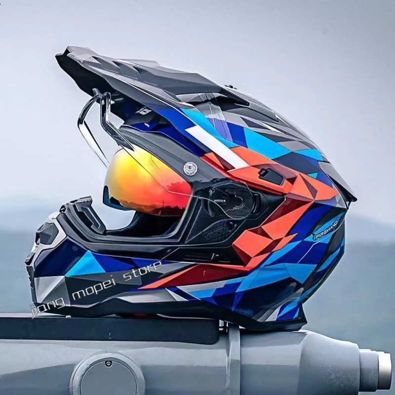 

GSB Xp-22 New Off Road Rally Helmets Double Lens Motorcycle Full Helmet Locomotive Four Seasons Helmets & Headwear