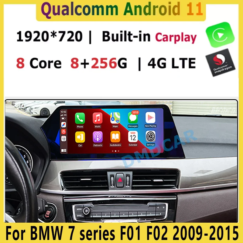 

Vehicle Navigation System Android 12 Qualcomm Chip LCD Touch Screen For BMW 7 Series F01 F02 2009 2010 2011 2012-2015 CIC NBT