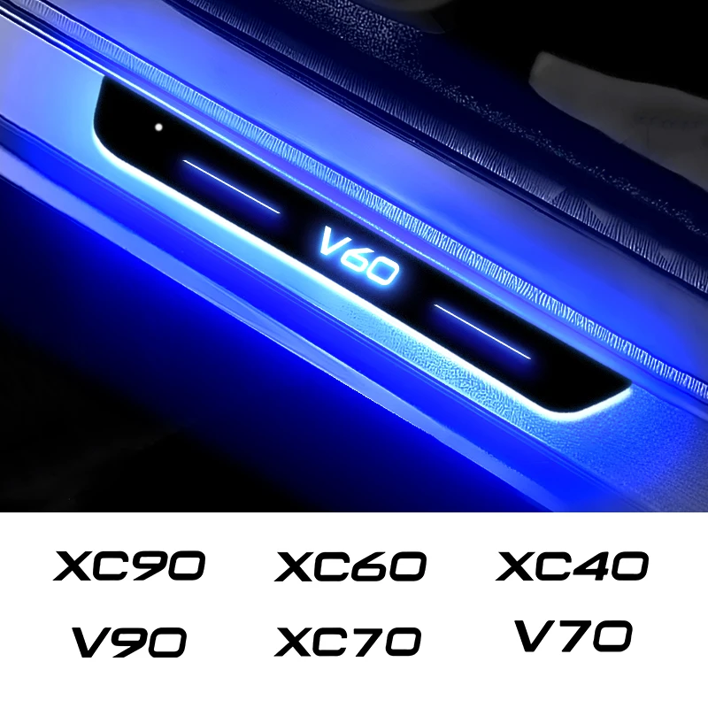 Фото Подходит для Volvo XC40 xc60 xc90 V40 V90 V60 S60 S80 S90, освещение на порог автомобиля, проводка, бесплатная дверь, приветственный свет, аксессуары №1