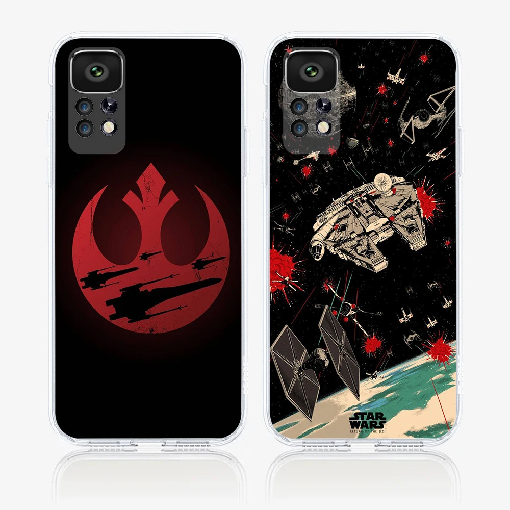 Тонкий мягкий чехол для телефона Xiaomi Redmi Note 13C 13 12C 12 10C 10A 9C 9T 9 A3 A2 A1 Plus Lite Clear Cover JC-38