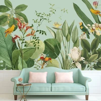 3d wallpaper tropical rainforest plants mural wallpaper for bedroom walls living room decoration wall covering