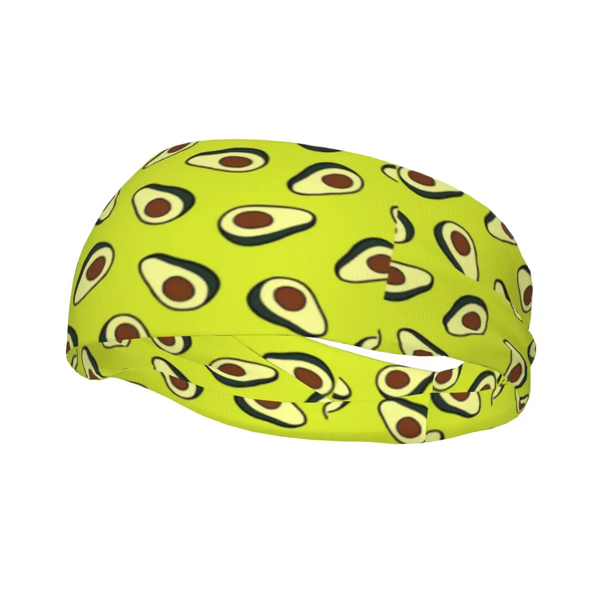 

Вегетарианские повязки с авокадо, эластичные повязки на голову для велосипеда, езды на велосипеде, пота, нескользящая повязка на голову, пов...