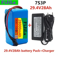 new 7s3p 24v 28ah 18650 battery li ion battery pack 29 4v 28000mah electric bicycle moped li ion battery pack with bms charger
