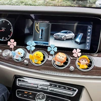 cute car air fresheners vent clip clip aroma diffuser decor for car car interior accessories forgirls outlet freshener perfume