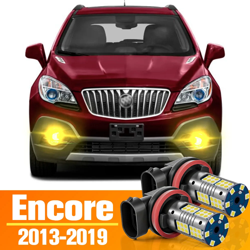 

2pcs LED Front Fog Light Bulb Accessories For Buick Encore 2013 2014 2015 2016 2017 2018 2019