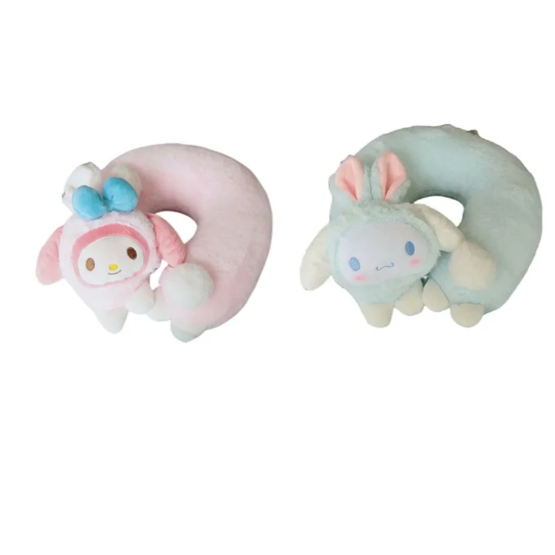 

Anime cute kawaii Cinnamoroll mymelody plush U-shaped pillow airplane neck pillow nap pillow girl gift