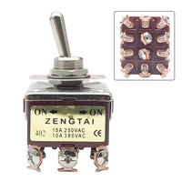 zengtai 402 on on 12pin self locking toggle switches for car