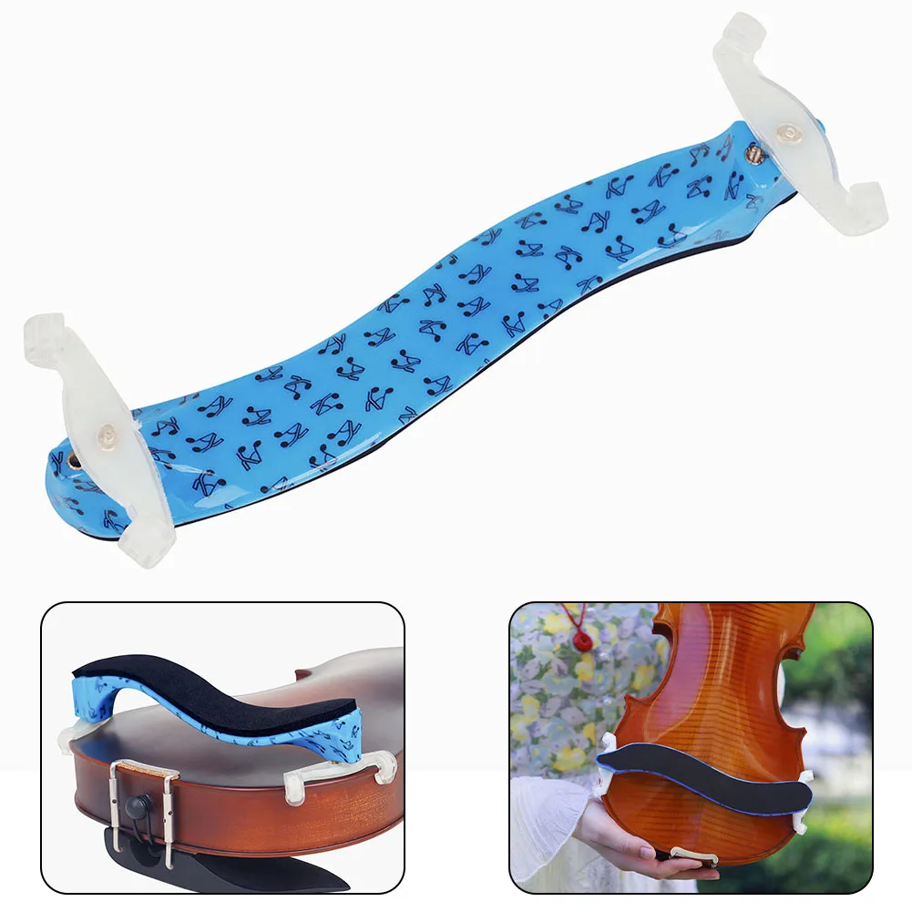 

Violin Shoulder Rest Padded Support Adjustable All Size For 3/4 4/4 Violins 20.9*4.3*2.9cm Violin Shoulder Holder Supplies