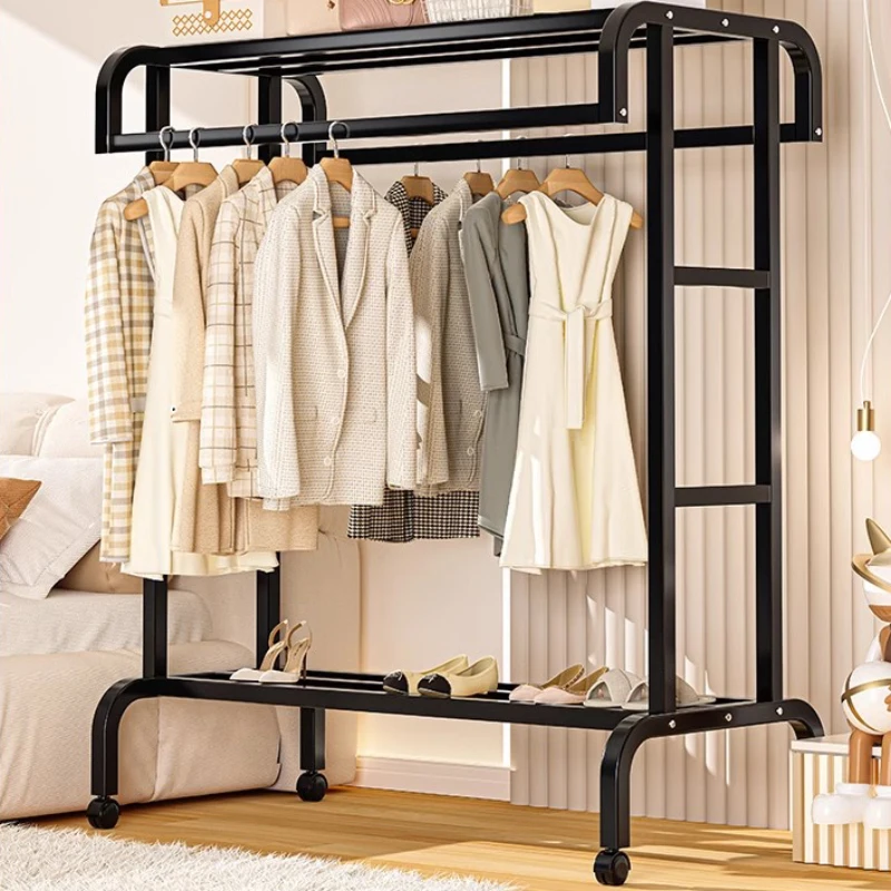 

Длинная Вешалка для одежды для спальни, черная минималистская Длинная подвеска для балкона, гостиничная Скандинавская домашняя мебель Stendibiancheria