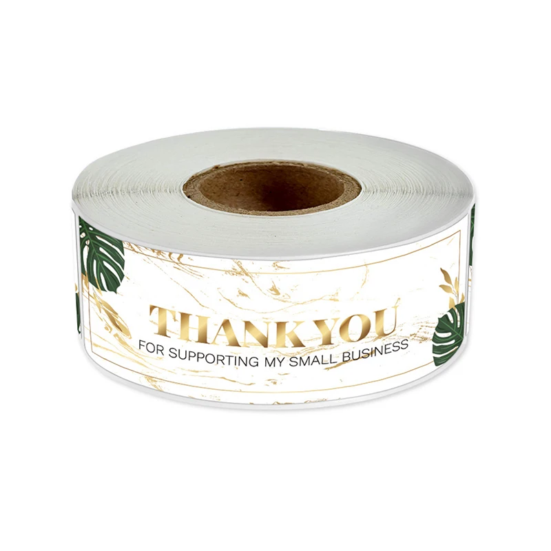 

120Pcs/Roll Thank You Self-Adhesive Stickers Thank You Sticker Gift Seal Labels Stationery Label Stickers