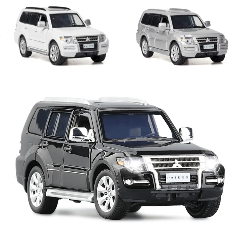 

1:32 Mitsubishi Pajero V97 Diecast Vehicles Alloy Car Model Sound and Light Vehicle Model Collection Car Toys