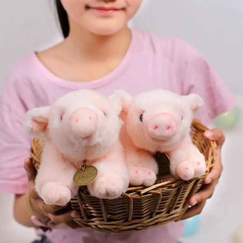 

Pig Plush Toy | Soft and Cuddly Piggys Plush Body Pillow | Realistic Stuffed Animal Lucky Pig Toy for Bedside Children's Bedroom