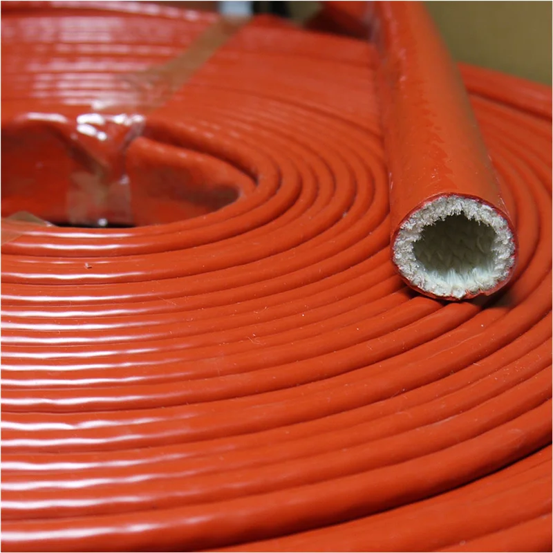 

Огнестойкая высокотемпературная оболочка силиконовая Стекловолоконная трубка 4M-Φ 85 мм