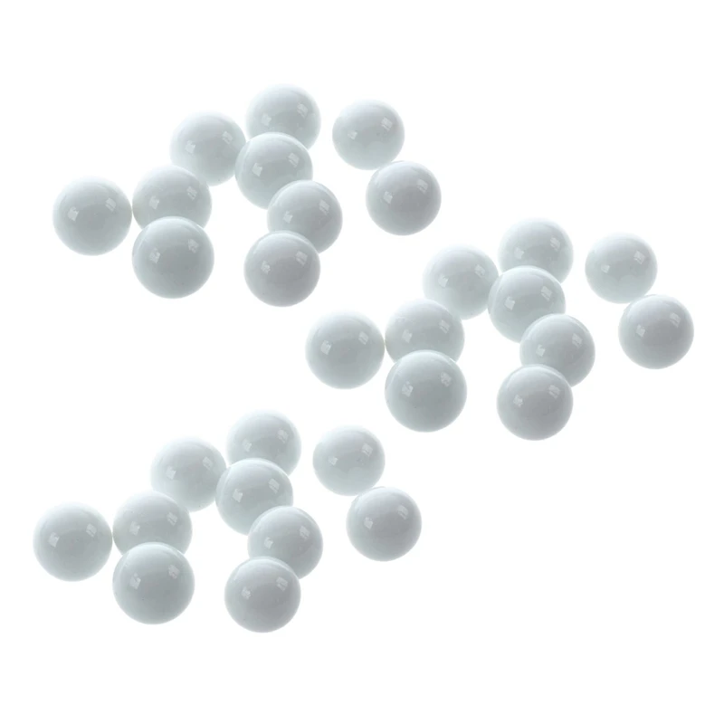 

Новинка, 30 шт. мраморных шариков, 16 мм, стеклянные Мраморные Шарики, декоративные цветные шарики, белые игрушки