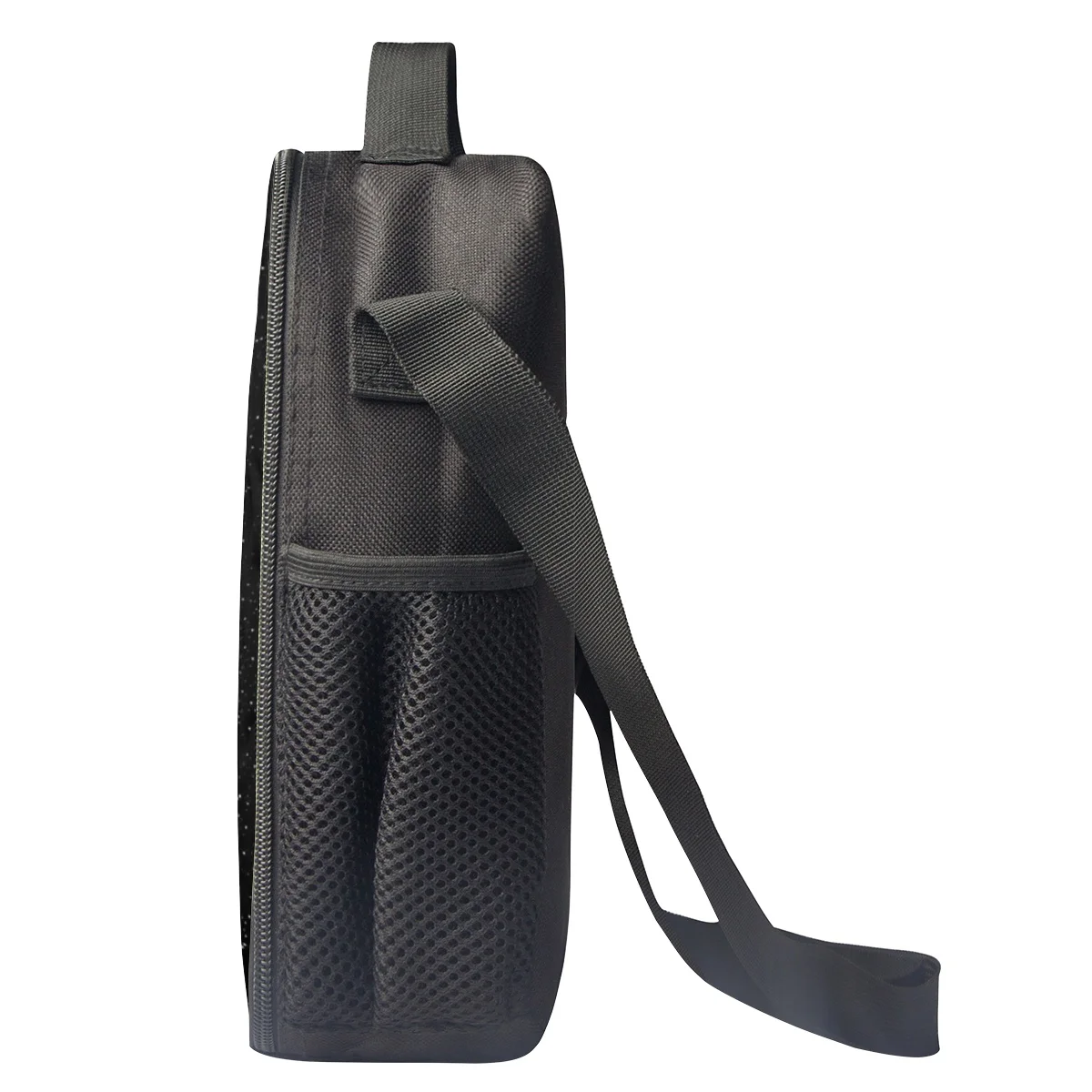 FORUDESIGNS Backpack Set Crossbody Bag Pencil Case Gothic Skull Owl Cartoon Printed Girls Boy Large-capacity Students School Bag