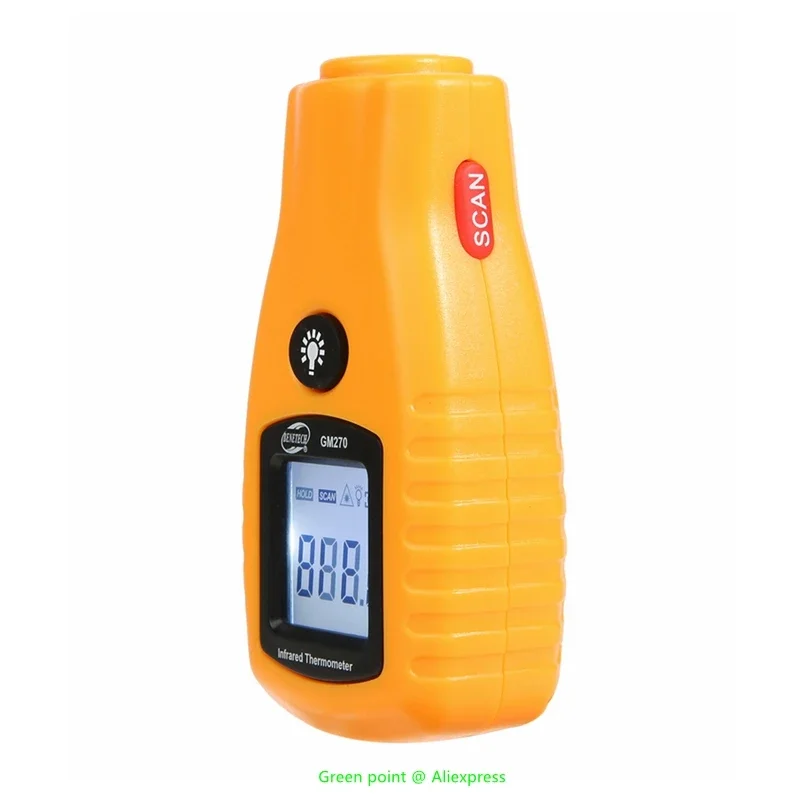 Портативный инфракрасный термометр GM270 5 шт. цифровой бесконтактный ИК-лазерный