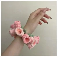 Вязаные резинки для волос #4