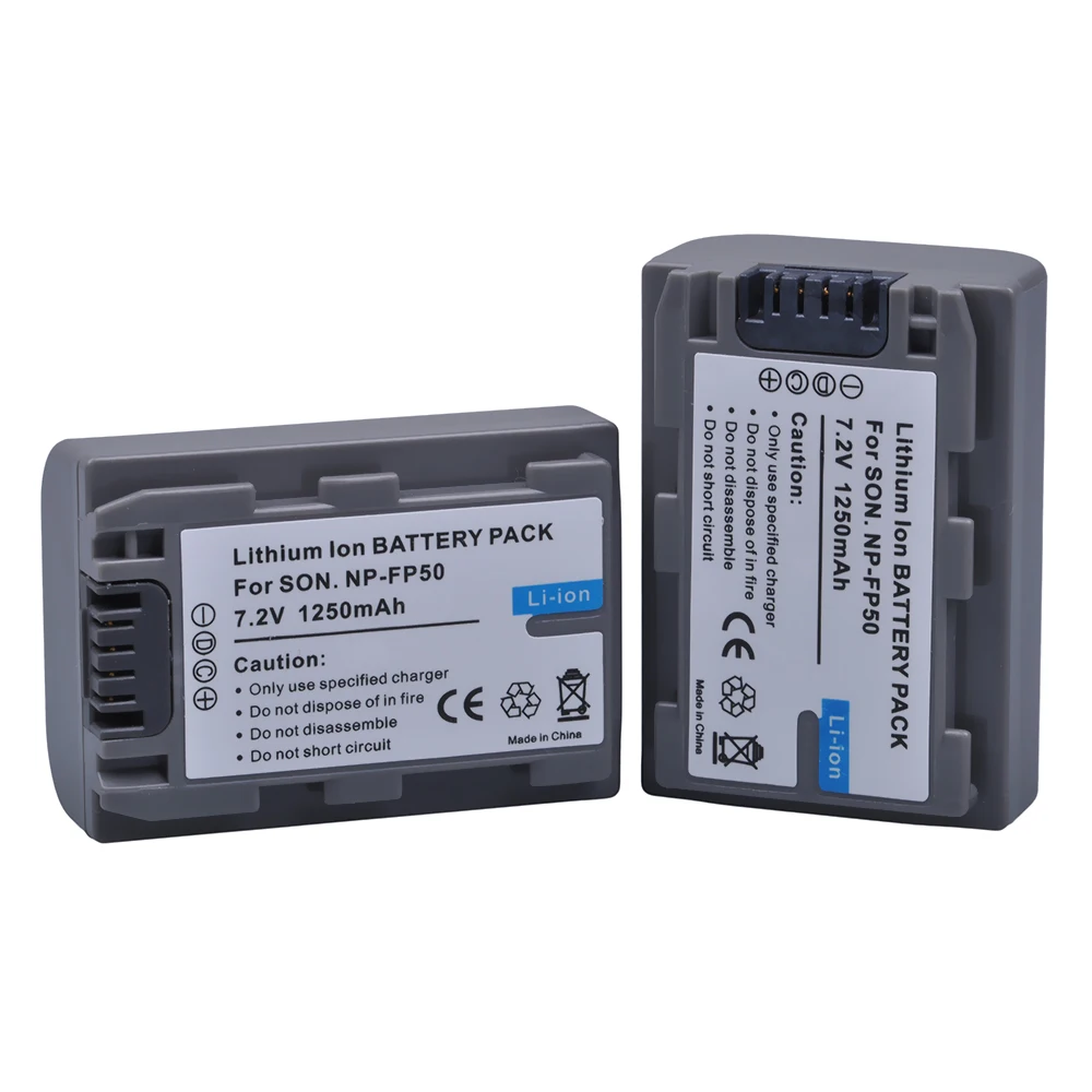 Аккумулятор Hisewen NP-FP50 для Sony
