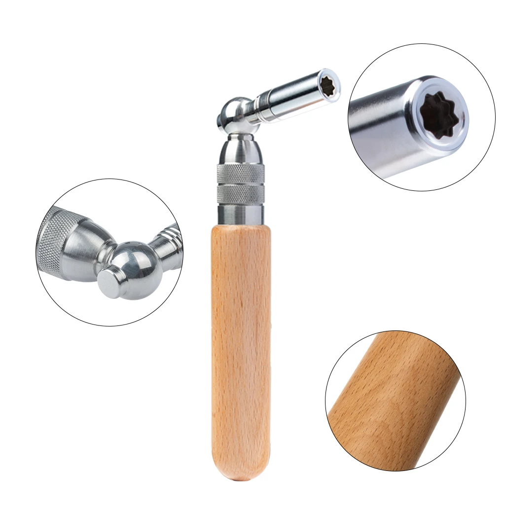 NAOMI Professional PianoTuning Hammer Wrench Star Tip Wrench Min Piano Tuning Hammer #1111