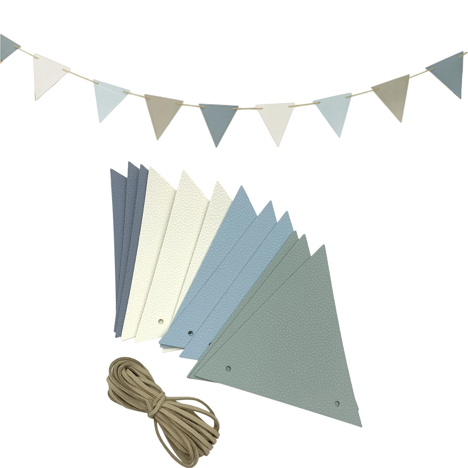 

Party Decorations Banner Leather Triangle Flag Assembled Banners Party Decorations Banner For Birthday Wedding Garland Nursery