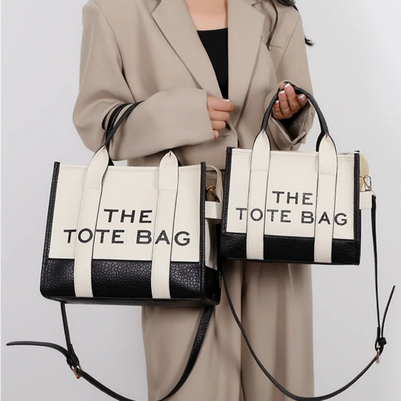 Office Lady Tote Bags For Women Luxury Designer Handbags Female Crossbody Shoulder Shopping Luggage Elegant Business PU Leather