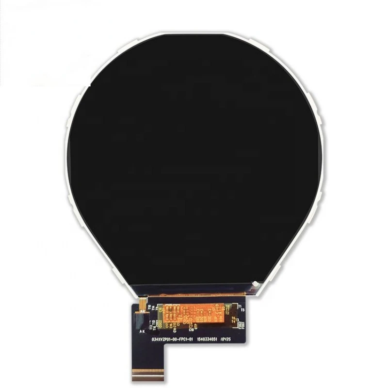 

with controller board touch available 39 pin small tft circular screen 3.4 inch 800*800 round lcd display