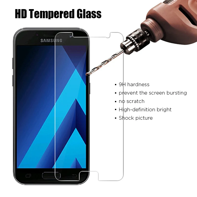 Закаленное стекло 9H для Samsung Galaxy J1 J3 J5 J7 2016 2017 2018 J510 J710 защита экрана защитная