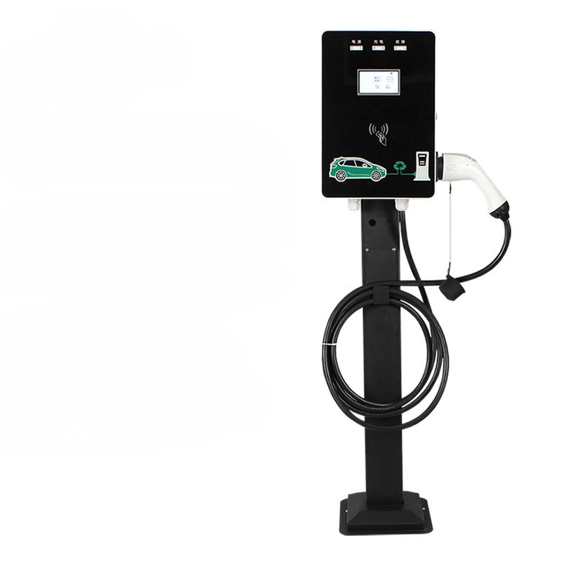 

Коммерческая Новая батарея для зарядки переменного тока 220 В 14 кВт, двойной пистолет, внешний сканирующий код, зарядное устройство для электромобиля