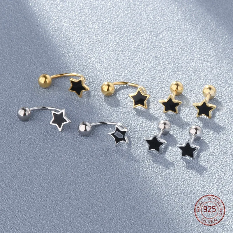 

Женские серьги-гвоздики из серебра 925 пробы, в готическом стиле