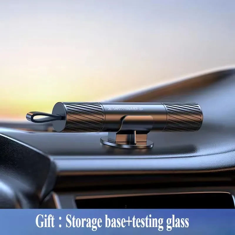 

Автомобильный безопасный молоток, аварийный выключатель стекла, резак для ремней безопасности, высокая твердость, вольфрамовая сталь 2 в 1, спасательный инструмент, автоаксессуары