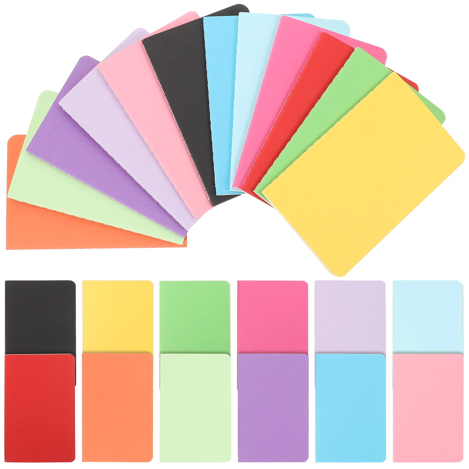 

Mini Notebooks Note Notepad Pad Notebook Cute Classroom Kids Journals Blank Binder A6 Miniature Portable Memo Ruled College List