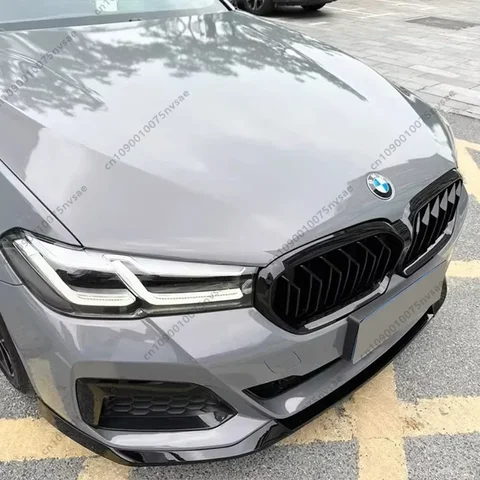 Для BMW 5 G30 G31 LCI M-Sport 520i 530i 540i M550i 2020-2023 передний бампер, спойлер, сплиттер, передняя защита для губ, защитная крышка