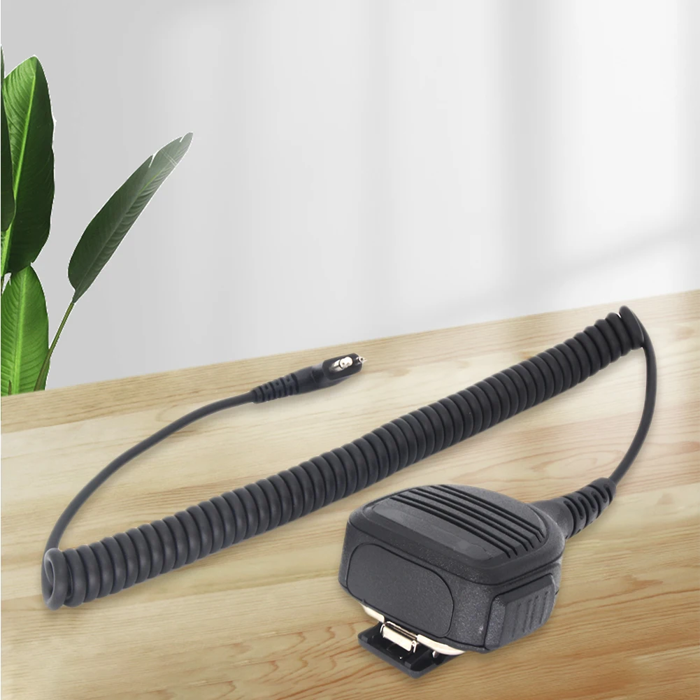 

PMMN4013A PTT Microphone Weatherproof Remote Speaker Microphone 2-Pin Walkie Talkie Parts Accessories for Motorola Radio