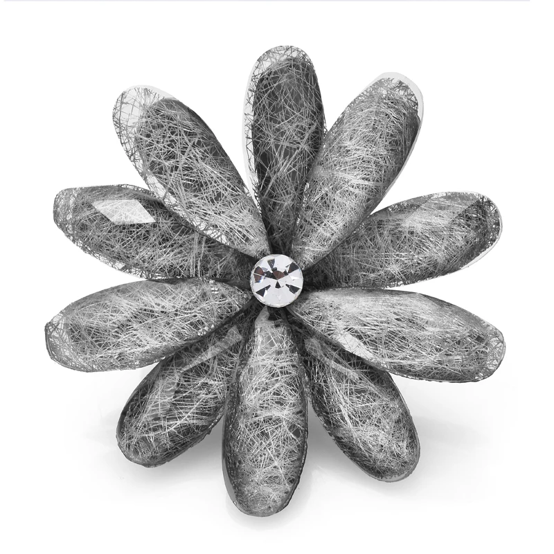 

Wuli&baby 7-color Daisy Flower Brooches For Women Unisex Summer Beauty Like Fresh Flower Party Office Brooch Pin Gifts