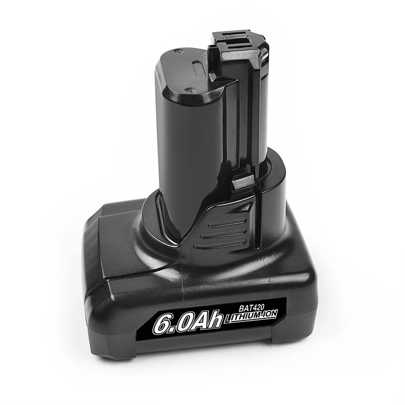 

6.0Ah Li-ion BAT420 Replacement Battery for Bosch BAT411 12-Volt Max Battery BAT412A 2607336013 2607336014 Cordless Power Tools