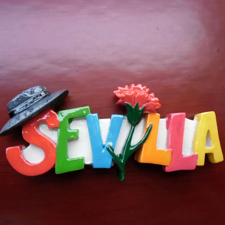 Туристические сувениры со всего мира и города, испанские достопримечательности, Барселона, Мадрид, Гранада, Севилья Толедо, Кордова, Испания, магнитный Декор на холодильник