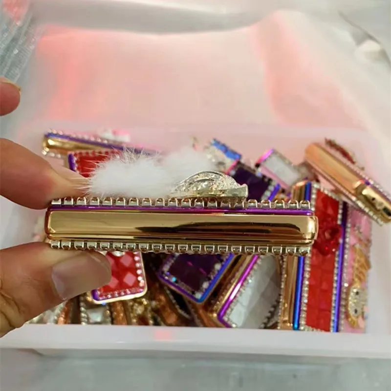 Электрическая зажигалка ручной работы с бриллиантами милая мультяшная