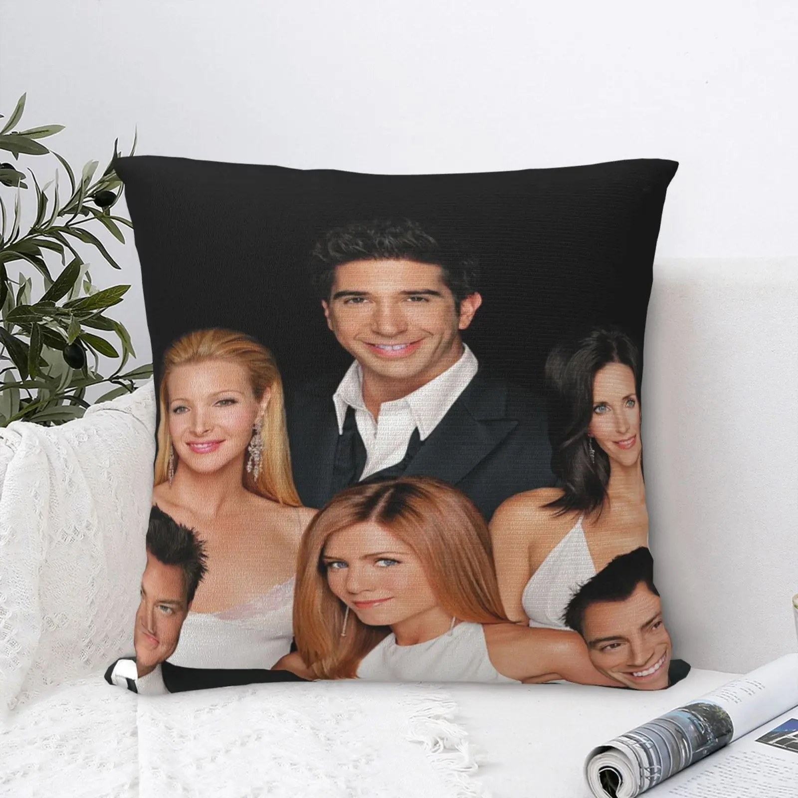 

Friends 11 Pillow Case Throw Pillows With Zipper Anime Pillow Case Zipper Ornamental Pillows For Living Room Big Size Cushions
